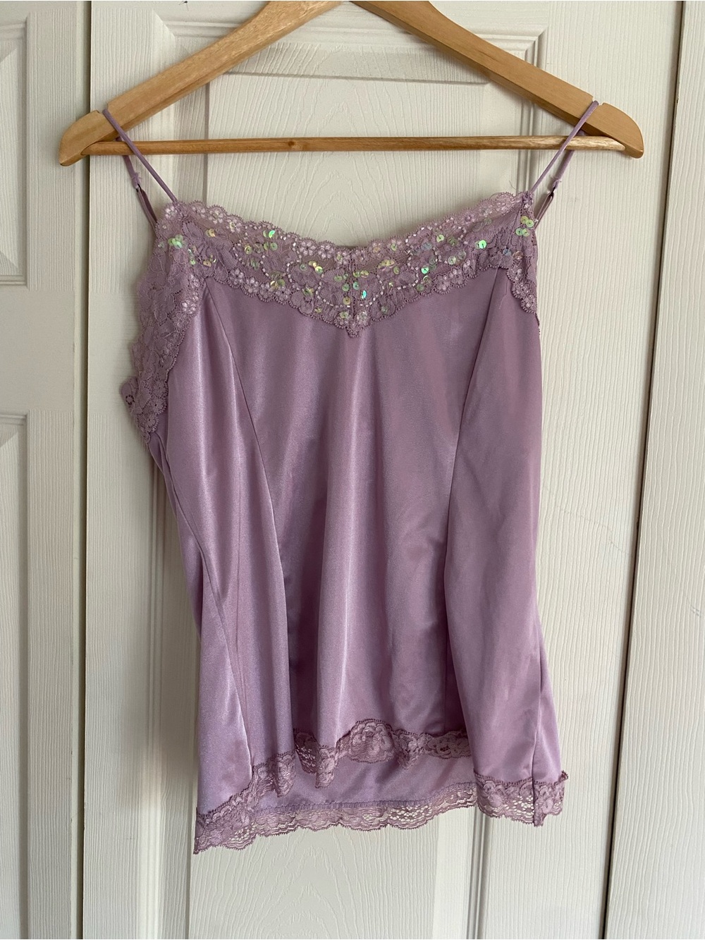 super cutie lilac purple sequin beaded camisole
